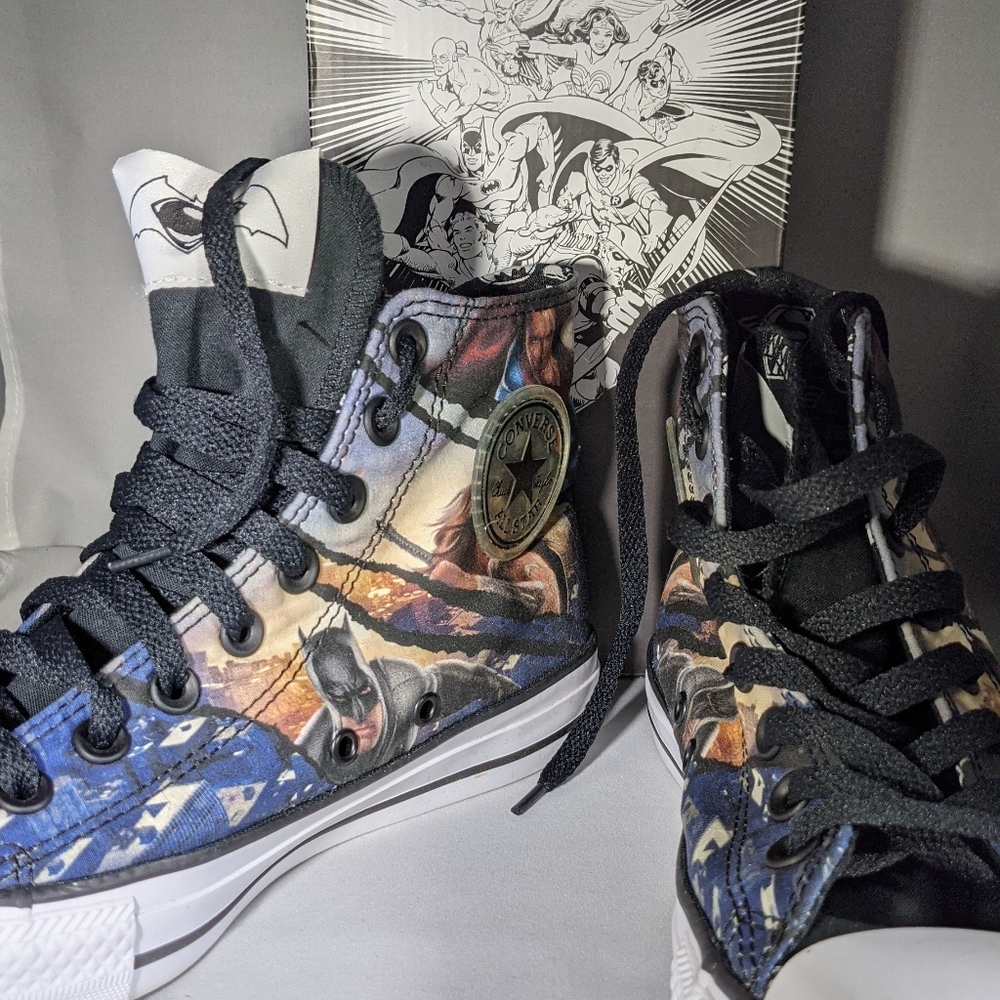 DC Comics Trilogy Converse Chuck Taylor M6.5/W7.5